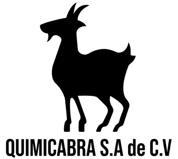 Silueta negra de una cabra con texto debajo.