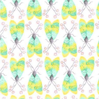 marguerite moth fabric