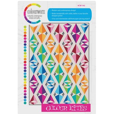 colour kites quilt pattern