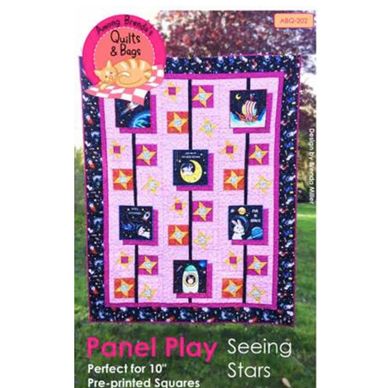 panel play seeing stars quilt pattern
