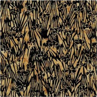 smoky quartz grasses batik fabric