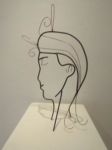 Elegant Lady - Welded Sculpture