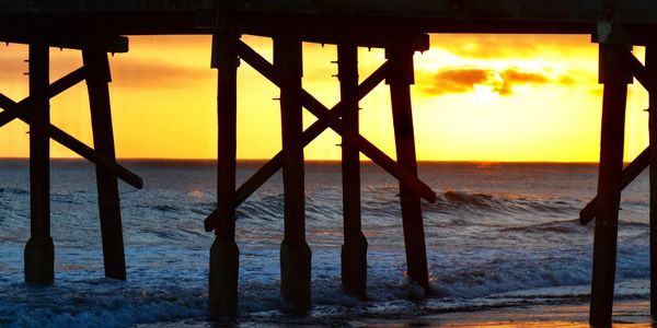 Pier sunset