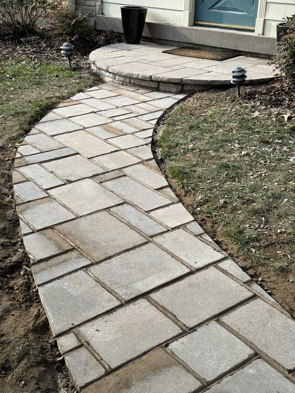 limestone walkway