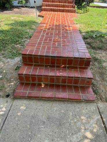 brick step restoration