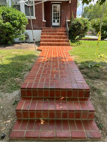 brick walkway restoration