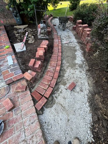 brick paver walkway