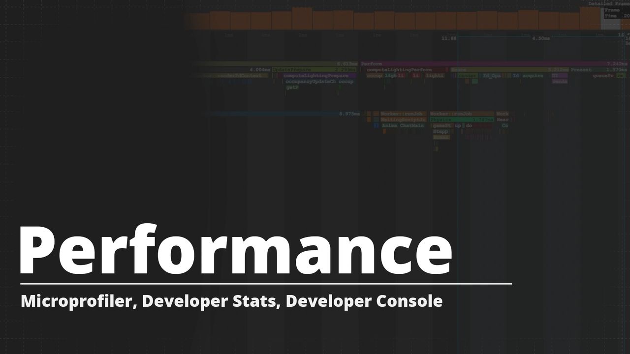 Remove studio performance stats - Game Design Support - Developer