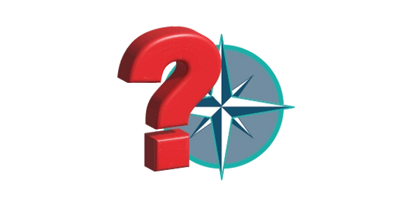 Beacon logo with 3D question mark