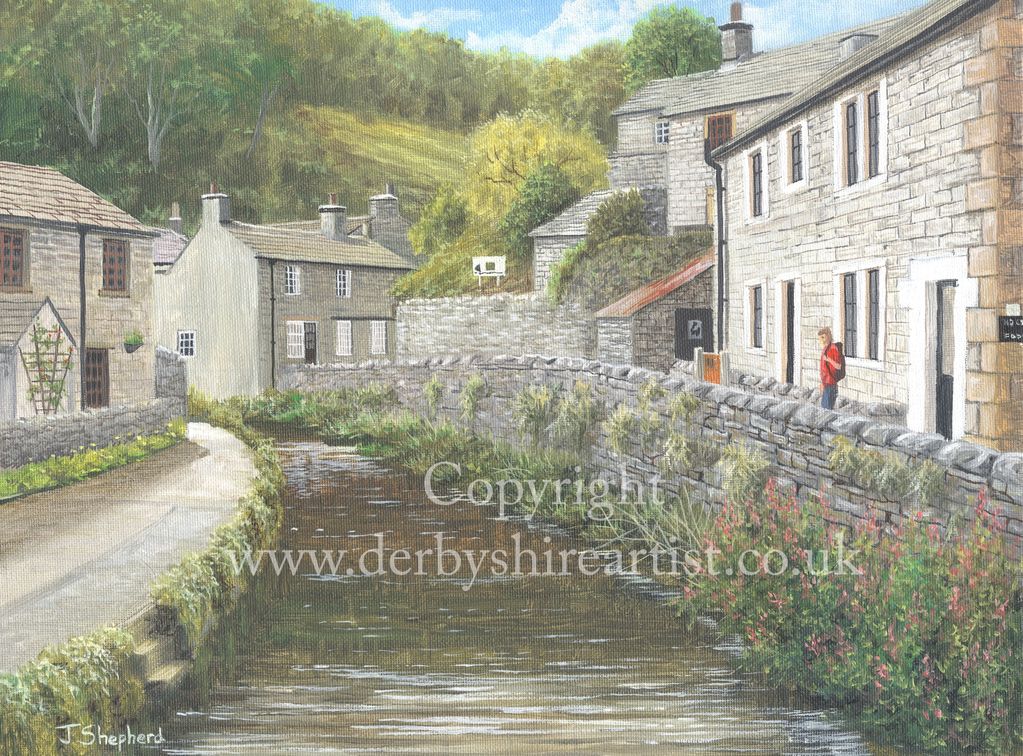  Derbyshire prints of Castleton.