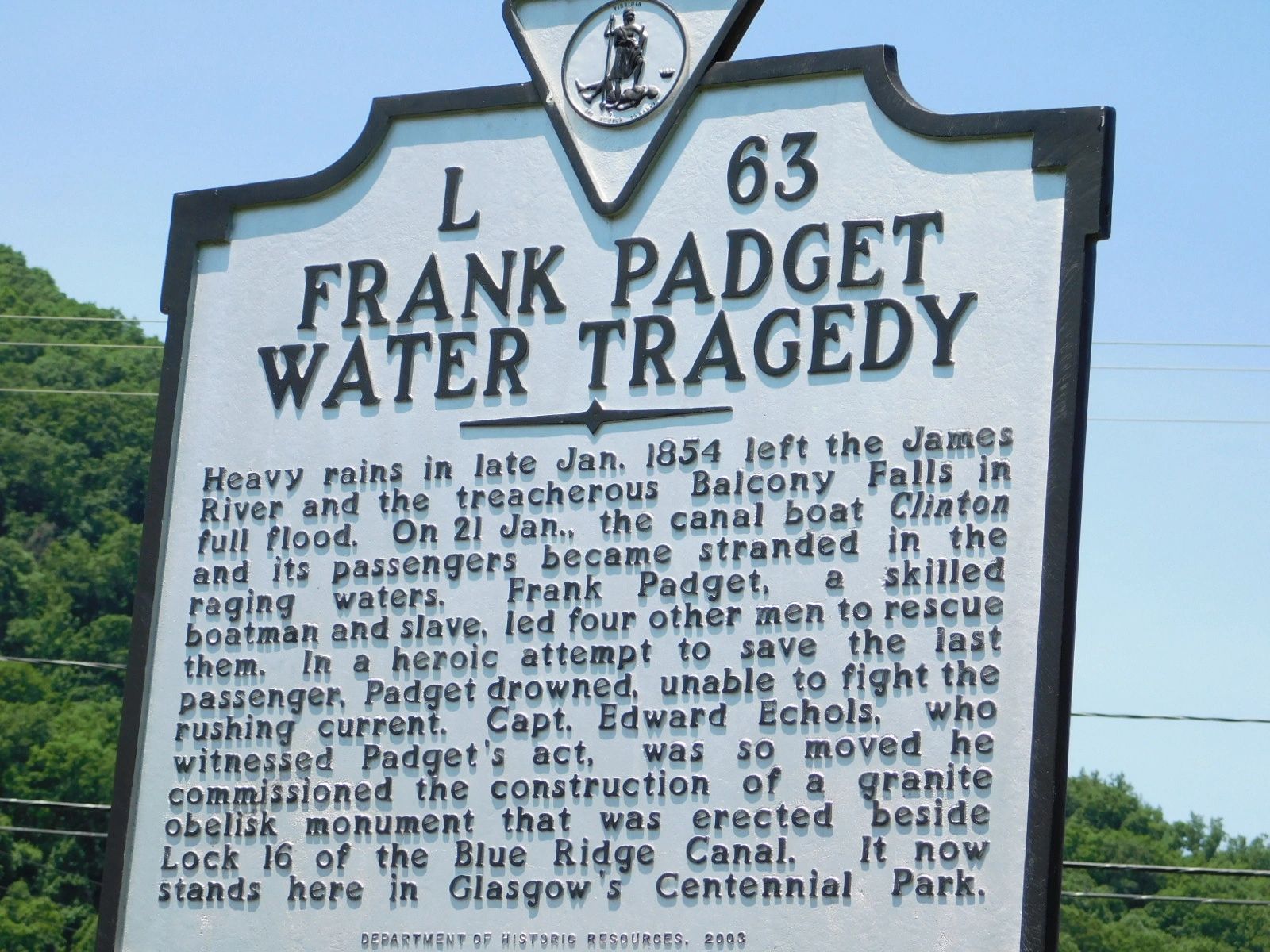 History Town of Glasgow Virginia