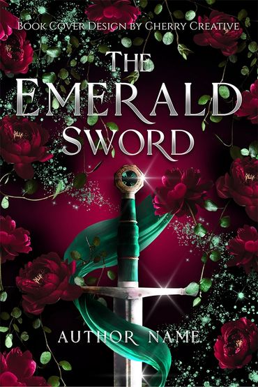 The Emerald Sword – Romantic Fantasy Premade Book Cover
