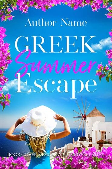 Contemporary romance novel cover design by UK book cover agency Cherry Creative