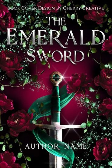 Romantic fantasy novel cover design by UK book cover agency Cherry Creative