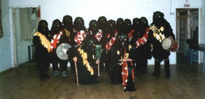 Musicians From Mythago Morris Side Perform At The Lewes Folk