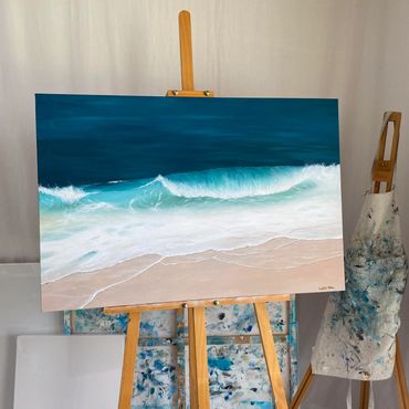 Waves painting