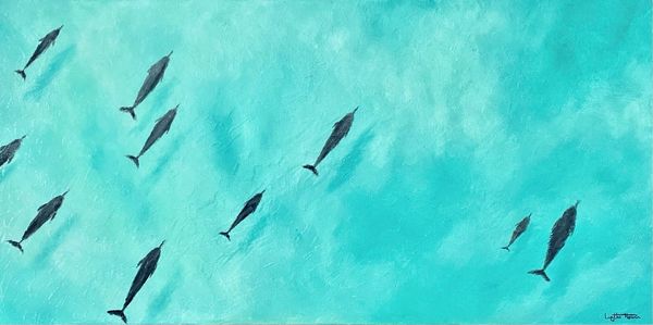 Dolphins painting