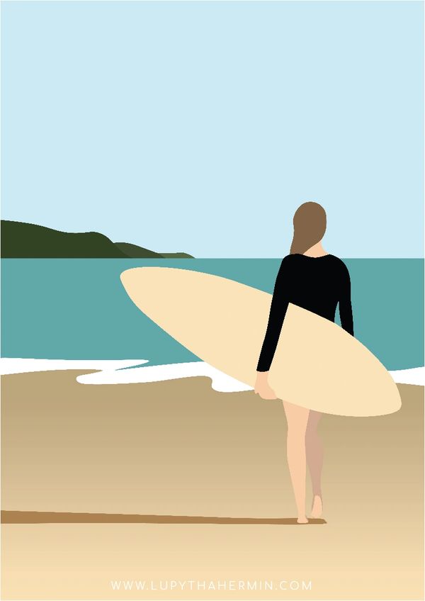 Surfer girl