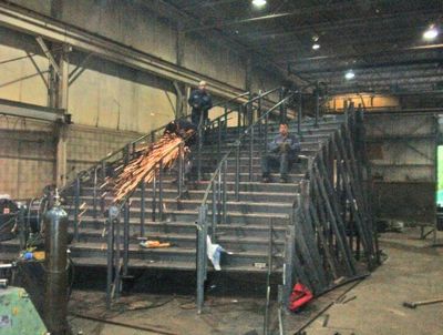 Commercial Steel Stair 