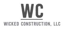 Logo for Wicked Construction, LLC with bold WC letters.