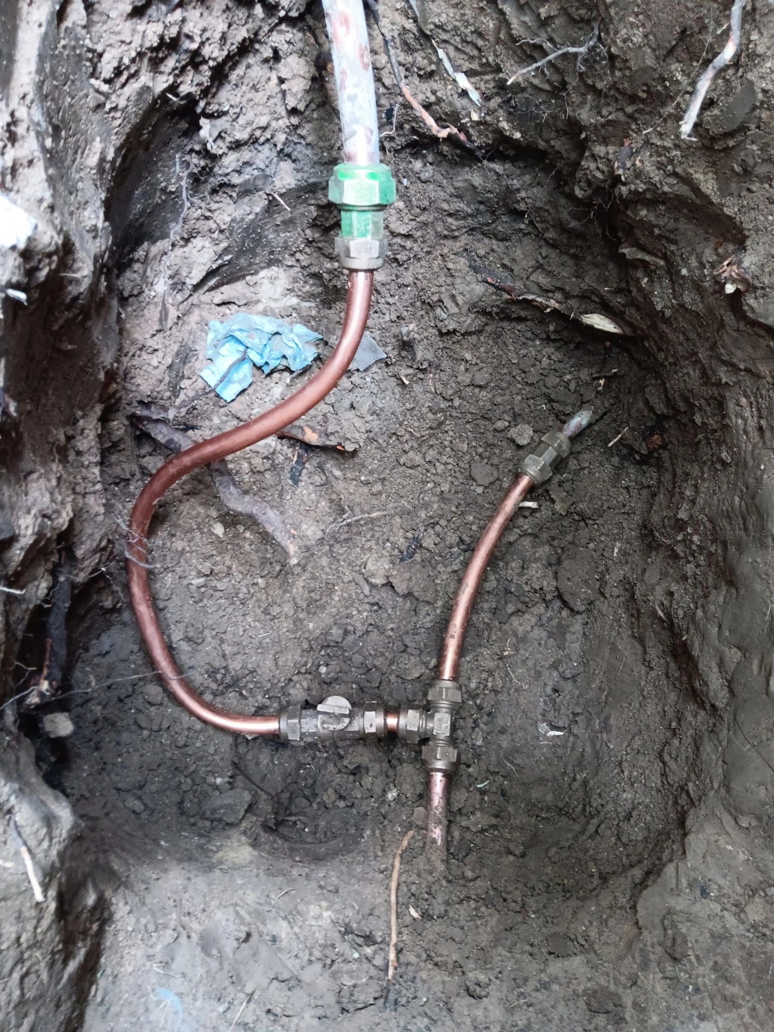 Stop-and-waste Valve Installation