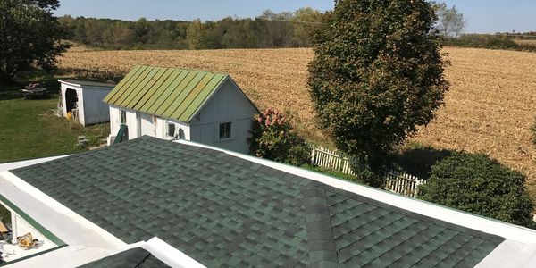 New shingle roof.