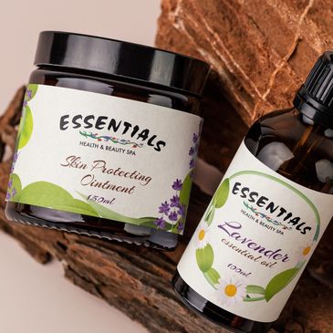 Skin protecting ointment and lavender essential oil