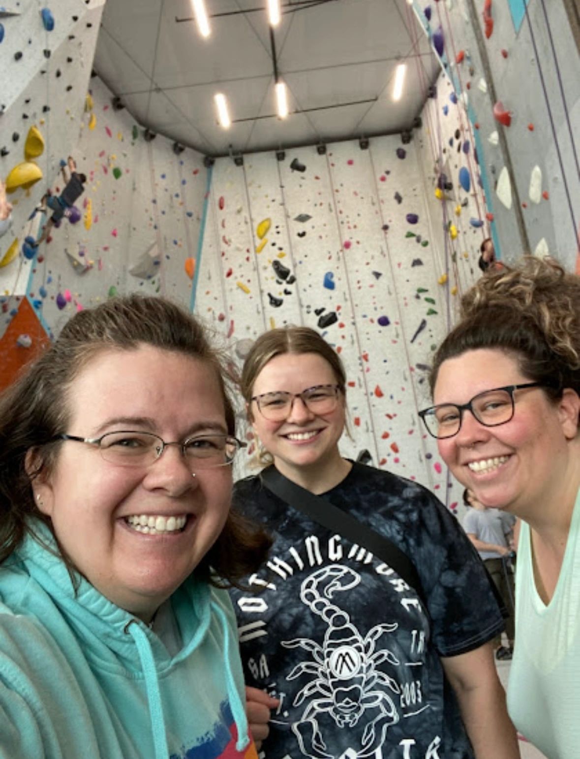 GALs getting belay certified.