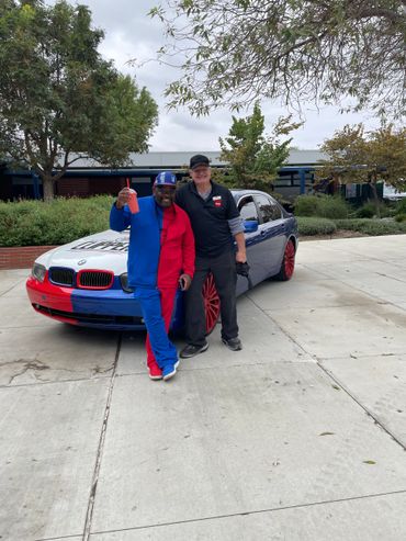 Al with Super-Fan Clipper Darrell