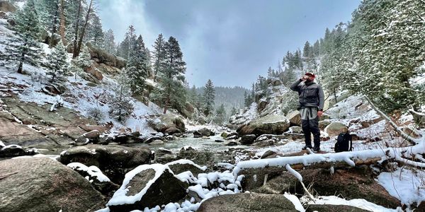 Our Founder, Matt, fly fishing his sacred spot in Colorado. Where is it you ask? I'd bet you'd like 
