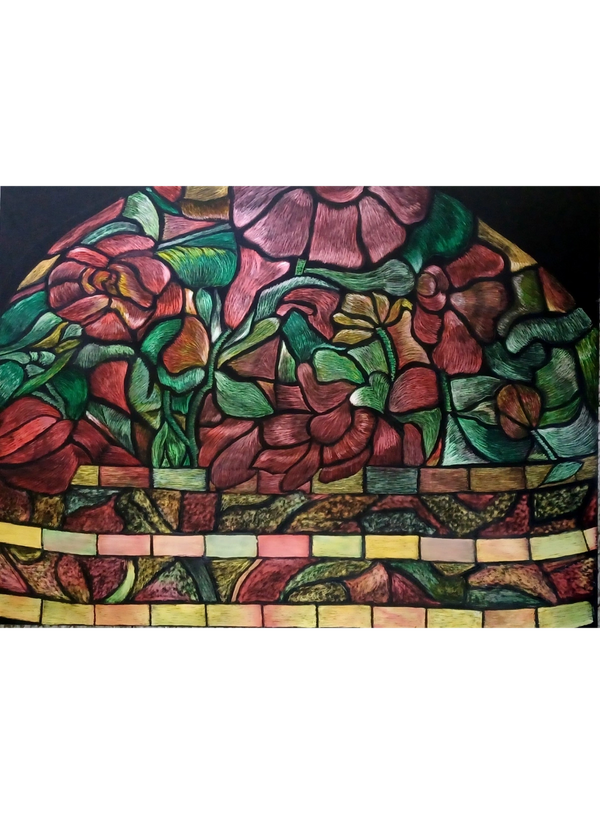 Replica of a Tiffany Lampshade 18x24  $500