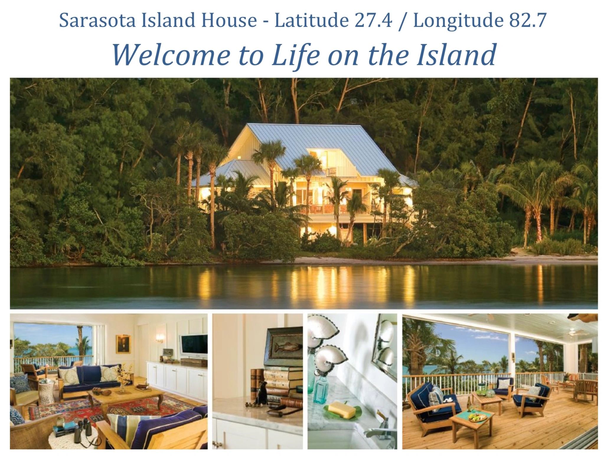 Private Island House for Rent Gulf.Coast