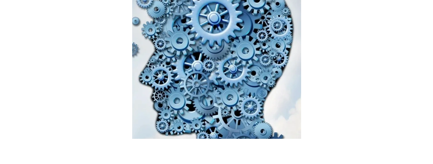 A head composed of gears, representing emotional intelligence at work