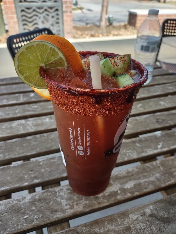 Michelada con Mezcarindo...so refreshing!