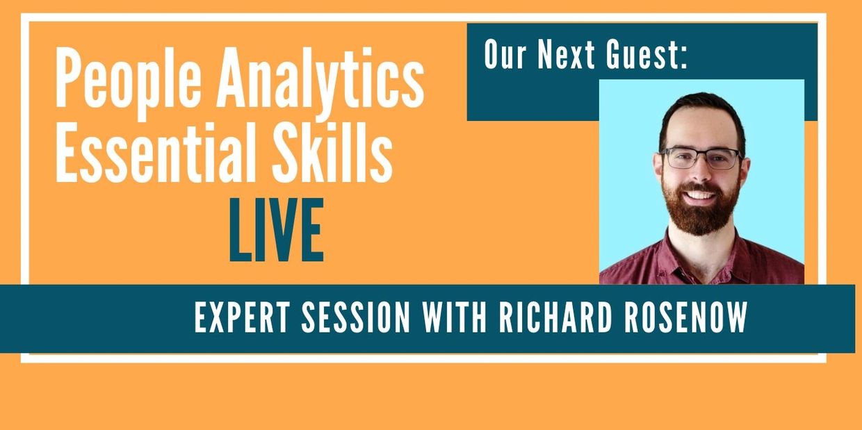 Live session on People Analytics with Richard Rosenow.