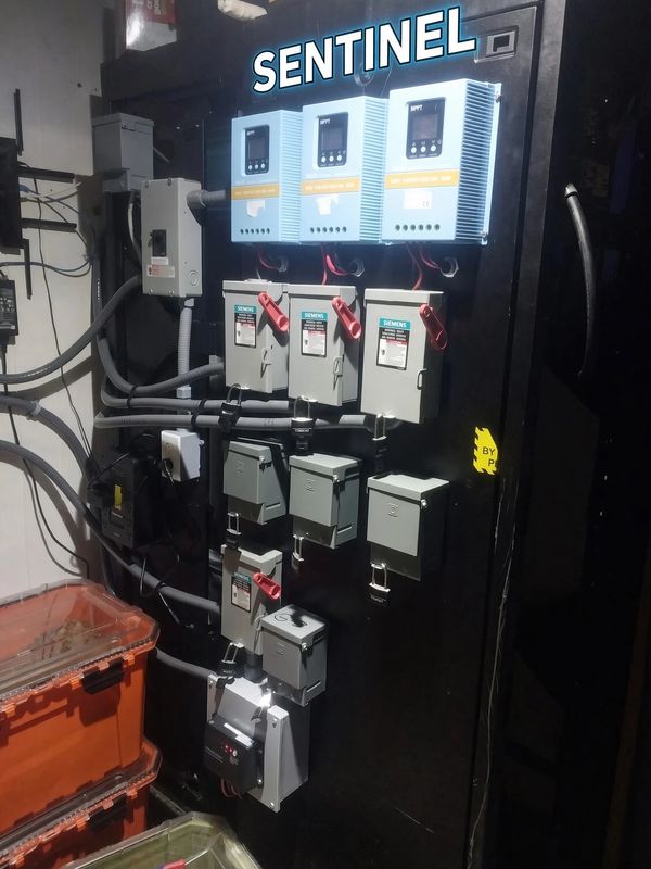 The SENTINEL Power system currently powering the DBE and KDBR Studios in Soldotna Alaska.