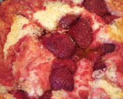 Double R Strawberry cobbler