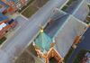 Bird's Eye View of Church Roof