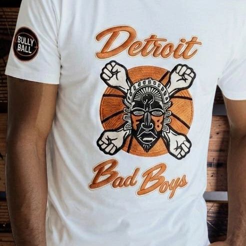 Detroit Bad Boys Bully Ball tshirt made from supple bamboo fabric and Spandex for a comfortable and 