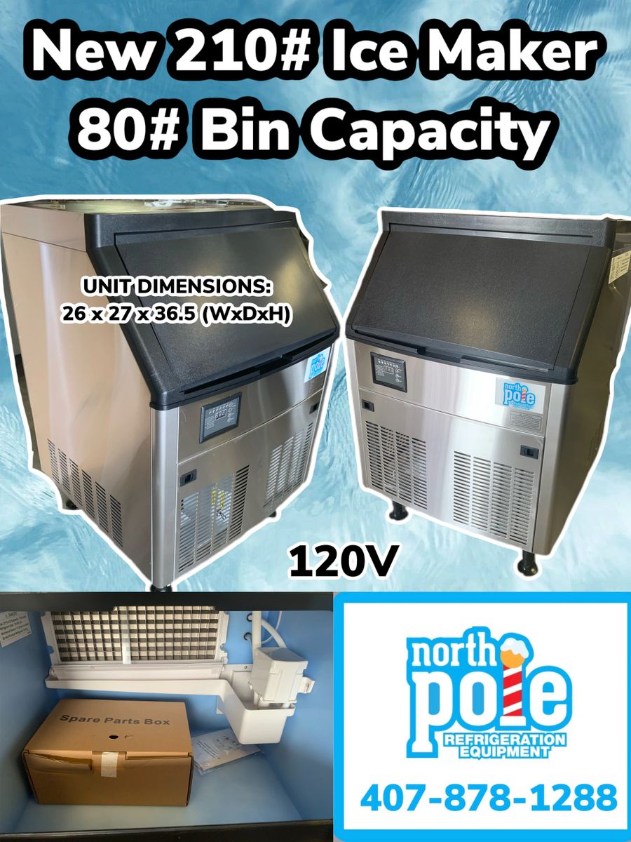North Pole 210 Undercounter Ice Machine