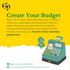 Create Your Budget