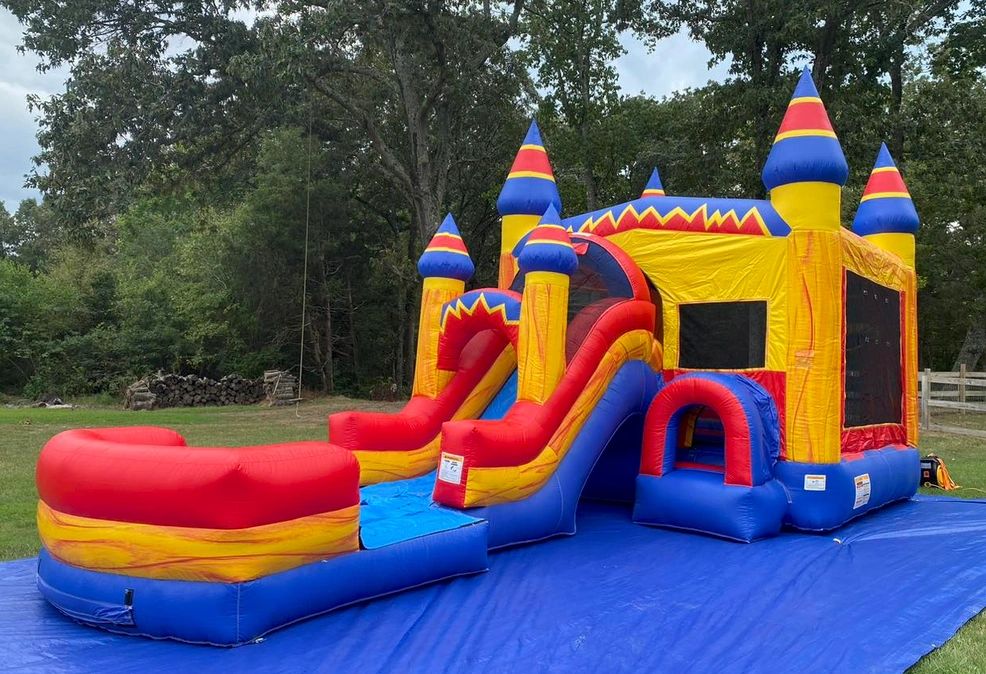 Combo Bounce House # 37  McKinney https://thebouncykingdom.com/combo-bounce-houses