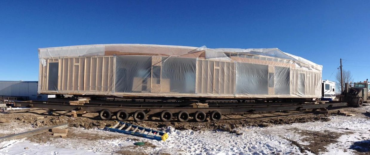 Modular House Delivery in Montana. 