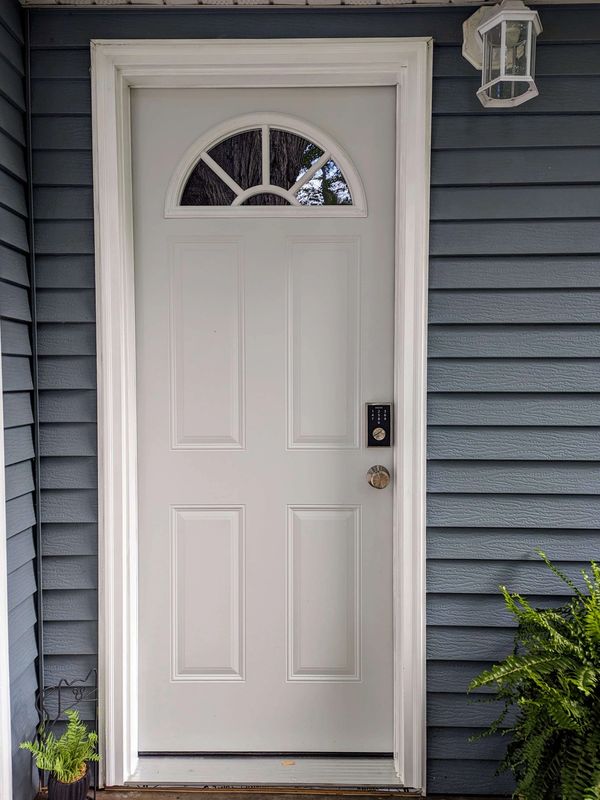 Door and Jam installed in Woodville, WI.