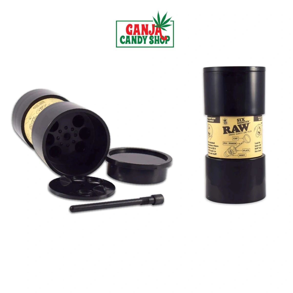 Raw Six Shooter Cone Filler King Size