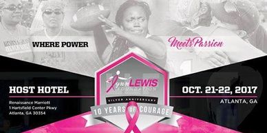 Lynn Lewis Foundation Flag Football Tournament Flyer