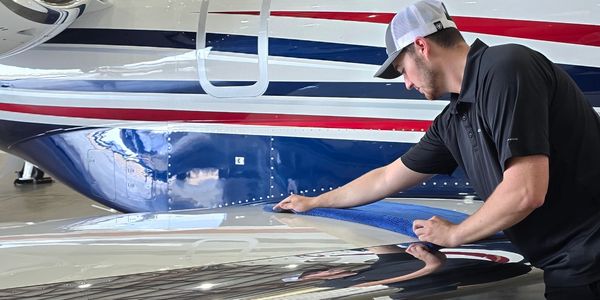 Citation Cj4 Aircraft getting detailed
