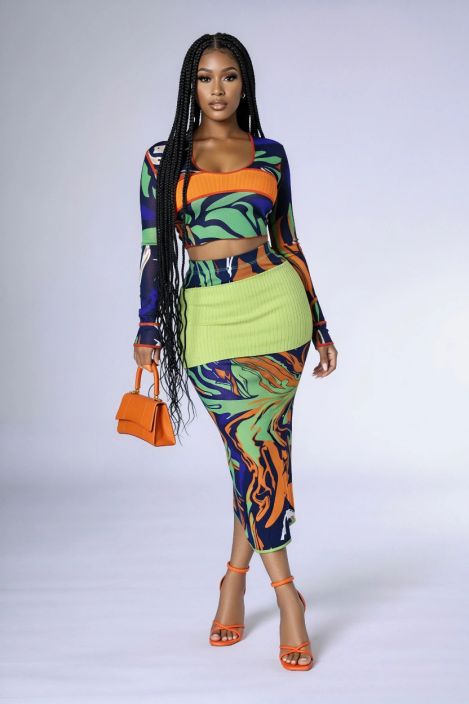 Greenlight Glam Skirt Set image 1
