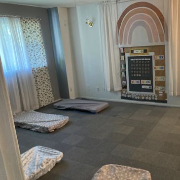 Dedicated naproom with individual space for all students 