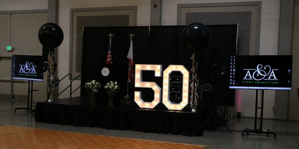 Full-service AV production with sound, video, and lighting by A&A Event Production